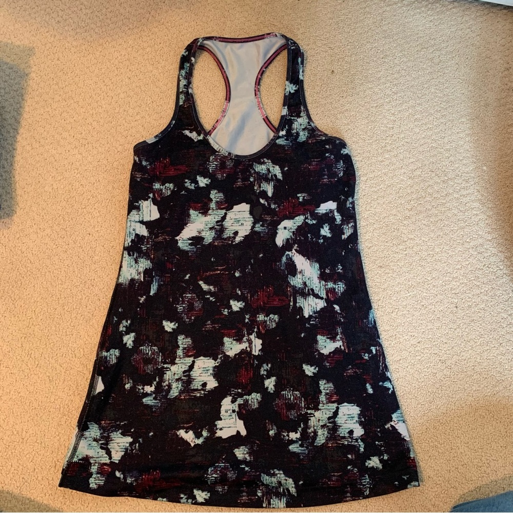 Lululemon Cool Racerback Static Blossom Multi Size 6